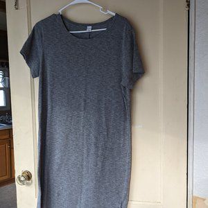 Tshirt Dress Old Navy Gray
